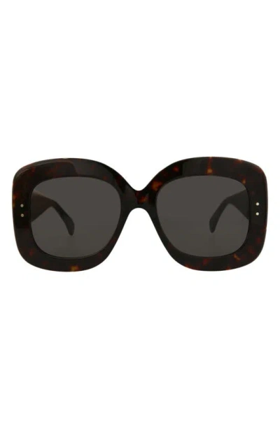 Alaïa Square-frame Acetate Sunglasses In Grey