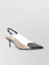 Alaïa 55 Kitten Heel Patent Pointed Toe In Multi