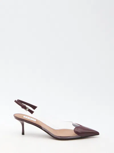 Alaïa Alaia 55mm Le Coeur Heels In Transparent