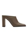 Alaïa 90 Leather Mules In Multi