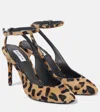 Alaïa Escarpin 90 Leopard-print Calf Hair Pumps In Black
