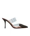 Alaïa 90mm Le Cœur Strap Mules