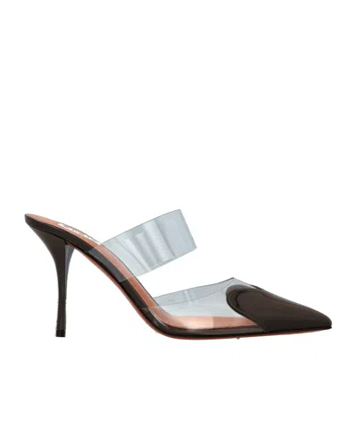 Alaïa 90mm Le Cœur Strap Mules
