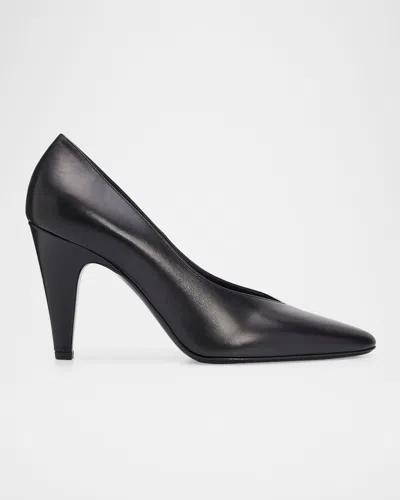 Alaïa 90mm Leather Pumps In Black