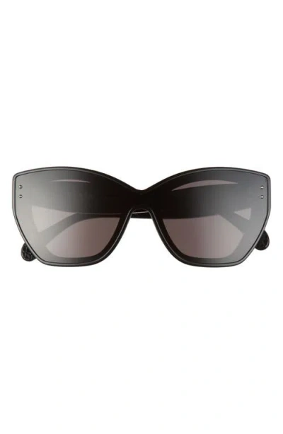 Alaïa 99mm Shield Sunglasses In Black