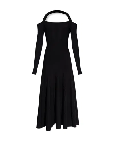 Alaïa A Shoulder-length Dress In Black