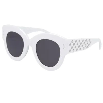 Alaïa Aa0028 S Sunglasses In White