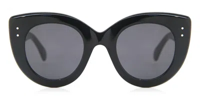 Alaïa Aa0034s 001 Occhiali Da Sole Neri Per Donna In Black