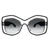 Alaïa Aa0066s-001crystal-black-grey In Gray