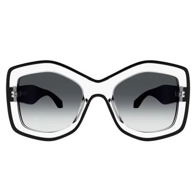 Alaïa Aa0066s-001crystal-black-grey In Gray