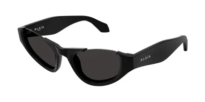 Alaïa Aa0076s 001 Women's Sunglasses Black Size 54