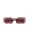 Alaïa Aa0078s-009brown-brown-violet In Pink