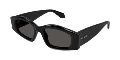 Alaïa Aa0079s 001 Women's Sunglasses Black Size 52