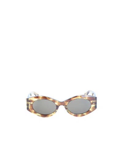 ALAÏA ALAÏA AA0080S OVAL-FRAME SUNGLASSES