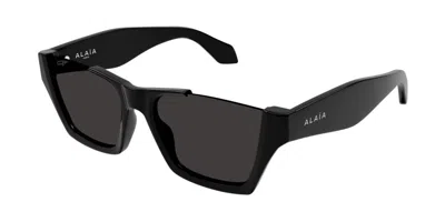 Alaïa Aa0081s 001 Occhiali Da Sole Neri Per Donna In Black