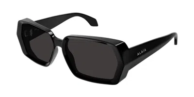 Alaïa Aa0082s 001 Women's Sunglasses Black Size 60