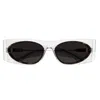Alaïa Aa0085s001 Crystal Crystal Grey In White