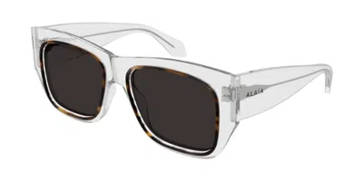 Alaïa Aa0090s 001 Women's Sunglasses Clear Size 55