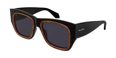 Alaïa Aa0090s 004 Women's Sunglasses Black Size 55
