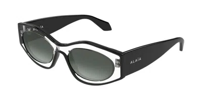 Alaïa Aa0093s 001 Occhiali Da Sole Chiari Per Donna