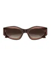 Alaïa Aa0093s Sunglasses In Brown