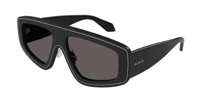 Alaïa Aa0095s 001 Occhiali Da Sole Neri Per Donna In Black