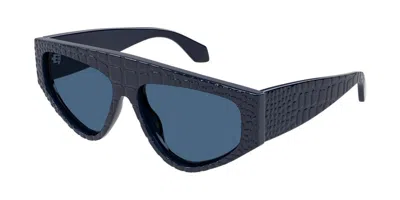 Alaïa Aa0097s 004 Women's Sunglasses Blue Size 58