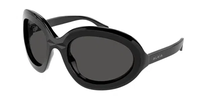 Alaïa Aa0101s 001 Women's Sunglasses Black Size 65