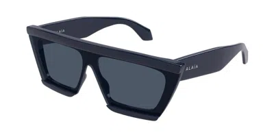 Alaïa Aa0104s 004 Women's Sunglasses Blue Size 99