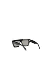 Alaïa Aa4e7010s001 Tapered Rectangular Acetate Mask Sunglasses In Black
