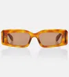 Alaïa Absolu Square Sunglasses In Brown