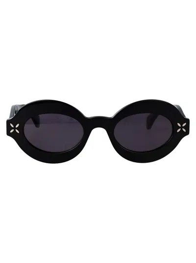 ALAÏA ALAIA ACETATE BLACK SUNGLASSES