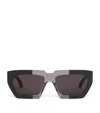Alaïa Acetate Rectangular Sunglasses In Multi