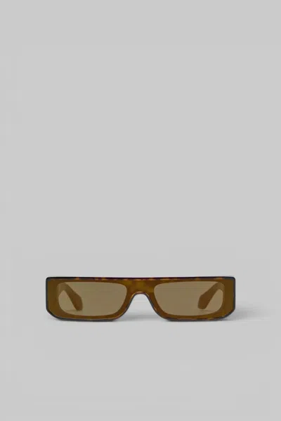 Alaïa Acetate Sunglasses In Brown