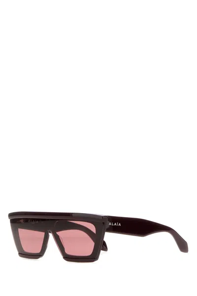 Alaïa Alaia Acetate Sunglasses In Green