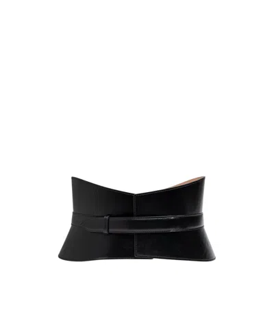 Alaïa Adjustable Waist Belt In Black