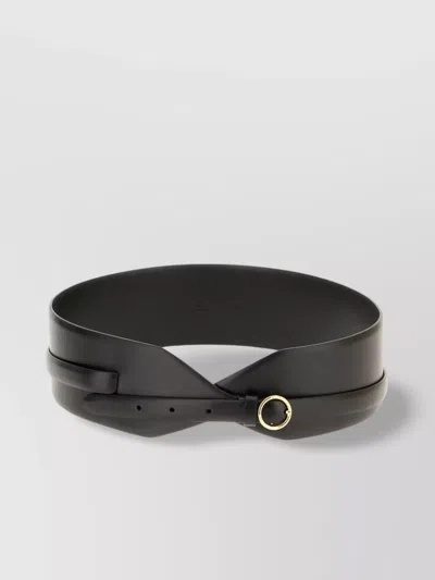 Alaïa Adjustable Wide Belt Gold-tone Buckle