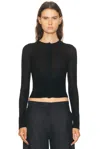 Alaïa Alaϊ Fitted Cardigan In Black