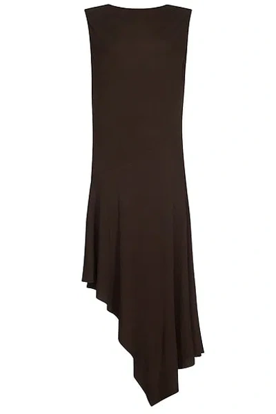 Alaïa Alaϊa Backless Dress In Brown