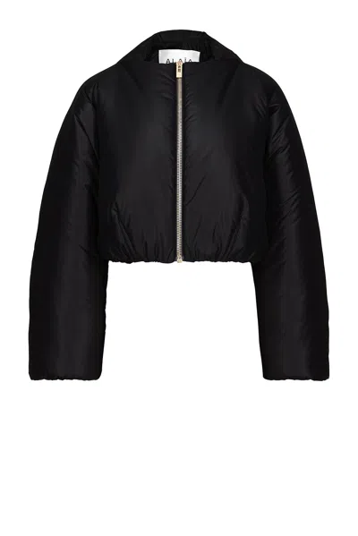 Alaïa Alaϊa Bomber Plie Jacket In Black