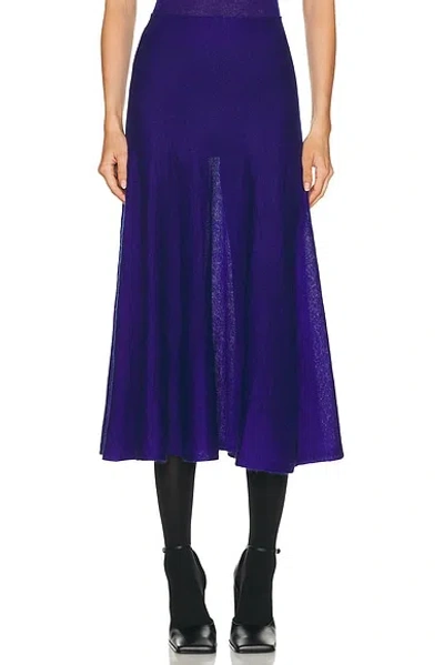 Alaïa Alaϊa Circle Skirt In Blue