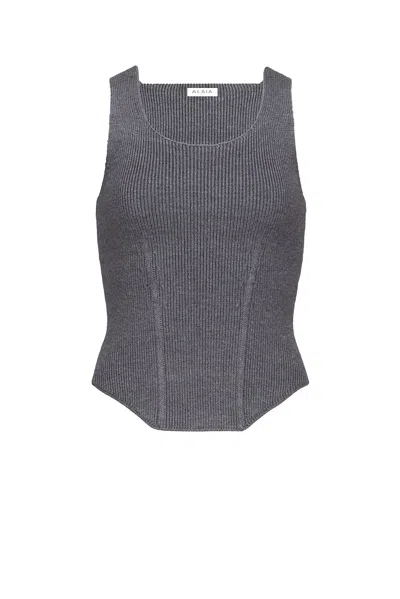Alaïa Alaϊa Corset Top In Gray