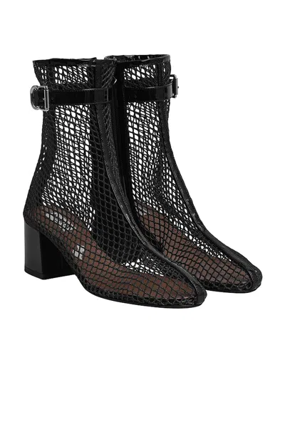 Alaïa Alaϊa Fishnet Boot In Black