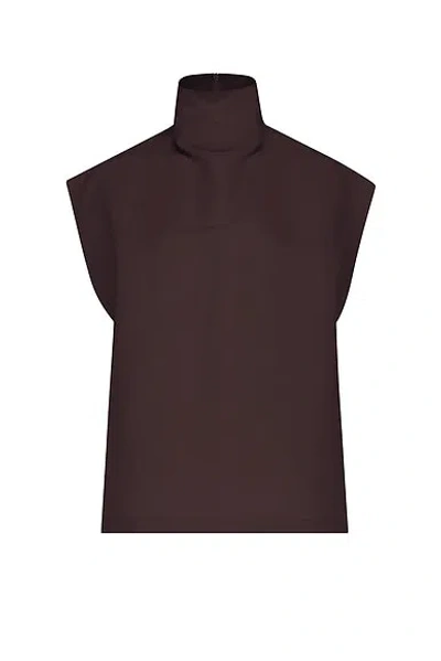 Alaïa Alaϊa High Neck Top In Purple
