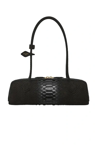 Alaïa Alaϊa Medium Teckel Bag In Noir