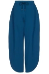 Alaïa Petal Drawstring Track Pants In Blue
