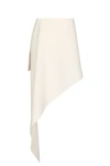 Alaïa Poplin Pointed Skirt In Neutral