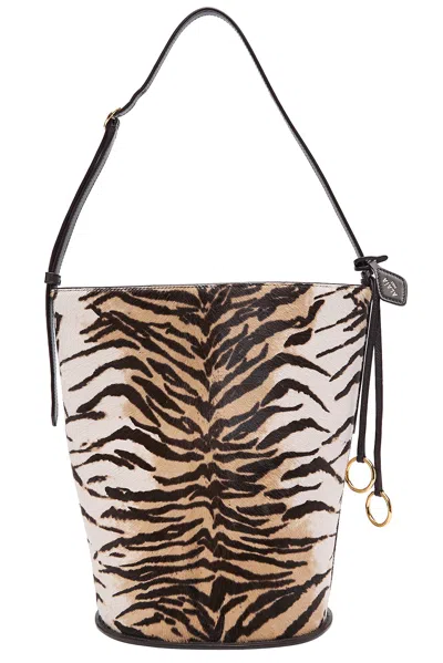 Alaïa Alaϊa Small Bucket Bag In Brown