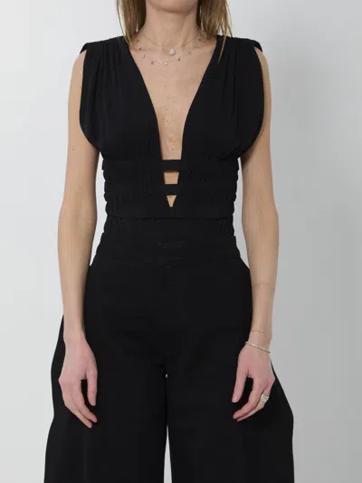 Alaïa Alaia  Deese Bodysuit In Black