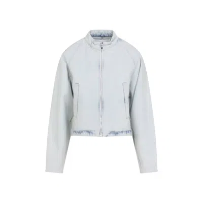Alaïa Round Jacket In Blue